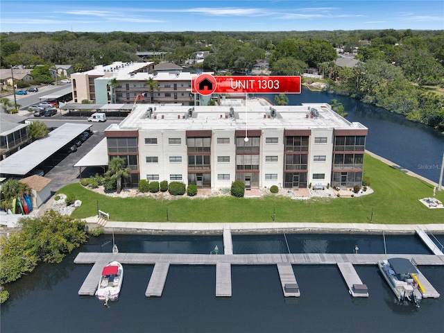 5627 Ferguson Ct Unit 1303, New Port Richey, FL 34652 - drone / aerial view of a nearby body of water