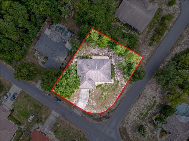 10411 Ireland St, Spring Hill, FL 34608 - aerial overview of property's location with property parcel outlined
