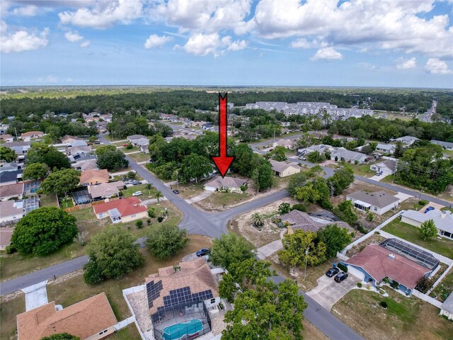 10411 Ireland St, Spring Hill, FL 34608 - aerial view of property's location with nearby suburban area