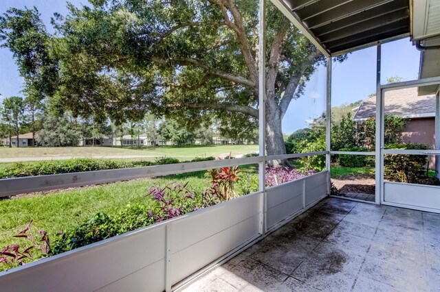 14466 Tamarind Loop, Spring Hill, FL 34609 - view of unfurnished sunroom
