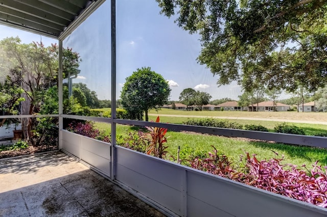 14466 Tamarind Loop, Spring Hill, FL 34609 - view of unfurnished sunroom