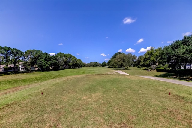 14466 Tamarind Loop, Spring Hill, FL 34609 - view of home's community featuring a lawn, view of scattered trees, and view of golf course
