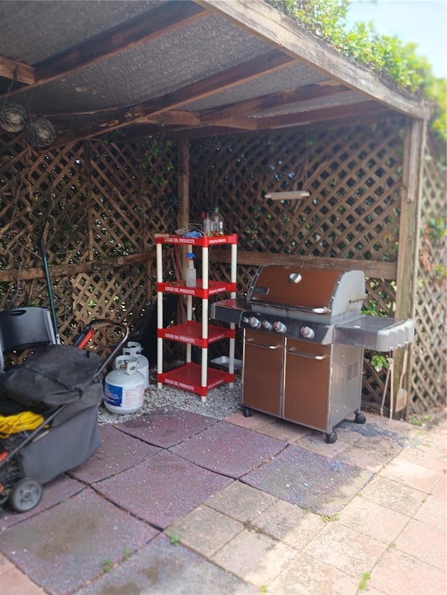 9516 Glen Moor Ln, Port Richey, FL 34668 - view of patio with grilling area