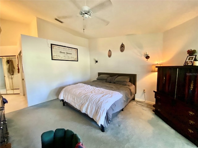 9200 Turnberry Ct, New Port Richey, FL 34655 - carpeted bedroom with a ceiling fan
