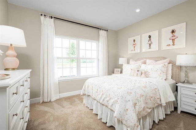 1723 W Palms Dr, Port Charlotte, FL 33953 - bedroom with light carpet, baseboards, and recessed lighting