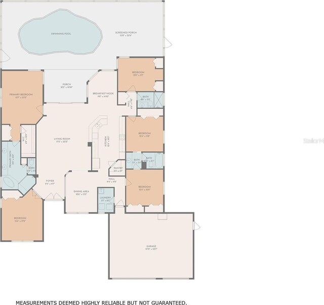 13248 Linzia Ln, Spring Hill, FL 34609 - property floor plan