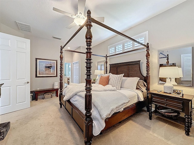 13248 Linzia Ln, Spring Hill, FL 34609 - carpeted bedroom with ceiling fan