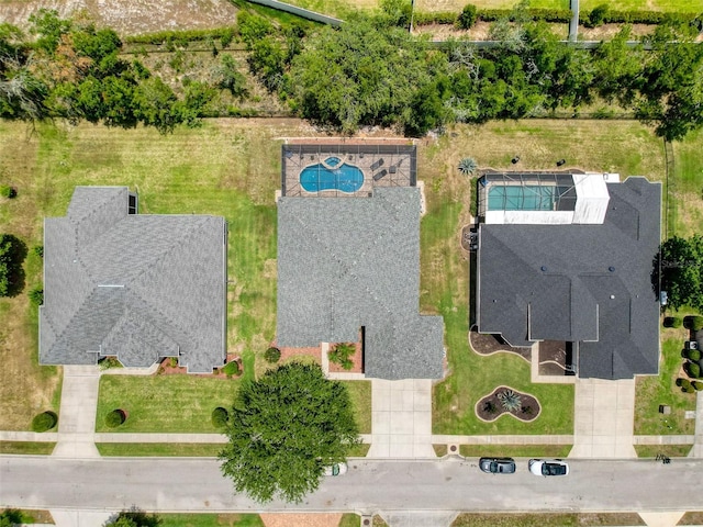 13248 Linzia Ln, Spring Hill, FL 34609 - aerial view of a pool