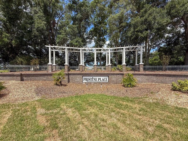 13248 Linzia Ln, Spring Hill, FL 34609 - view of play area featuring a pergola and view of scattered trees