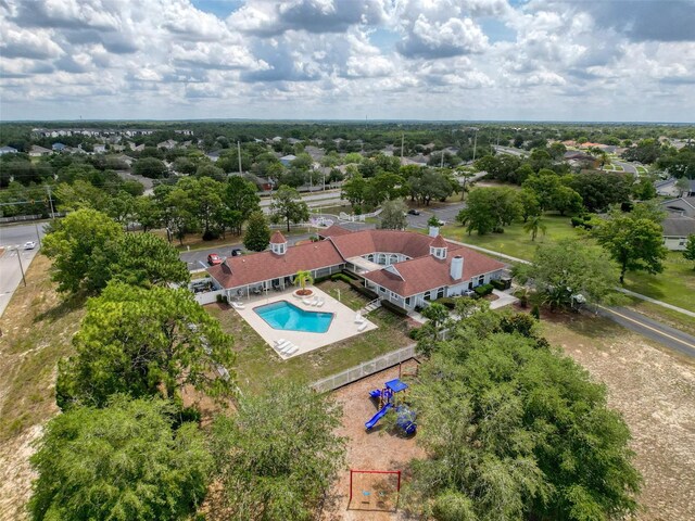 13248 Linzia Ln, Spring Hill, FL 34609 - aerial view of a pool