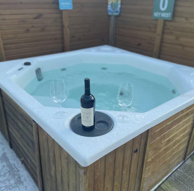 6603 Adams St, New Port Richey, FL 34652 - exterior view of a hot tub
