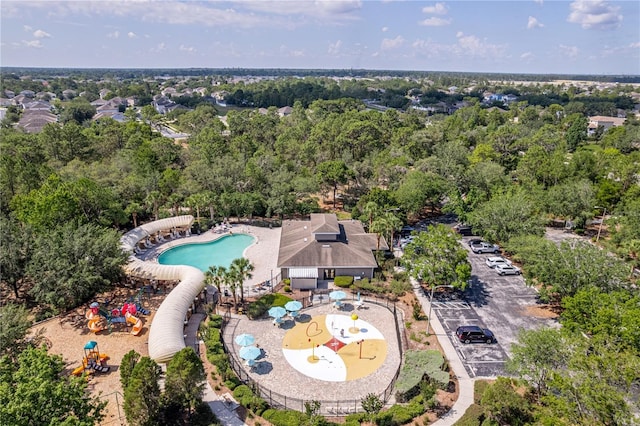 4094 Braemere Dr, Spring Hill, FL 34609 - aerial view of a pool