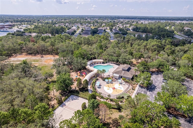 4094 Braemere Dr, Spring Hill, FL 34609 - drone / aerial view of a pool