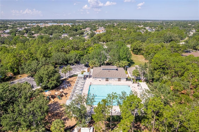 4094 Braemere Dr, Spring Hill, FL 34609 - bird's eye view of a pool