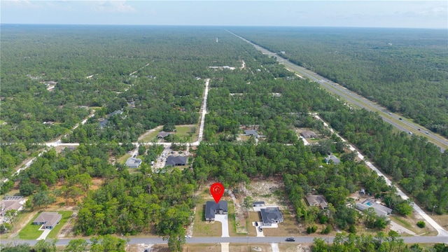 10380 Yellow Hammer Rd, Weeki Wachee, FL 34614 - aerial view of property's location featuring a forest