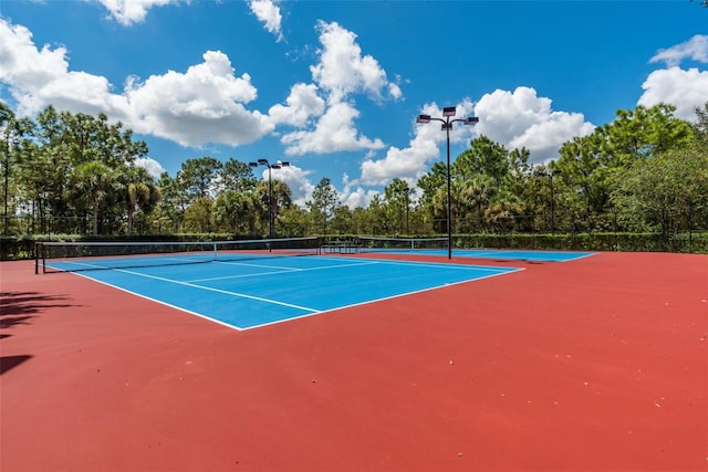 4215 Maplehurst Way, Spring Hill, FL 34609 - view of tennis court