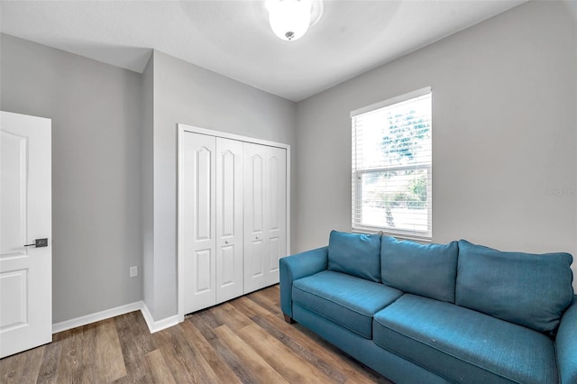 7523 Tangle Brook Blvd, Gibsonton, FL 33534 - living area with wood finished floors and baseboards