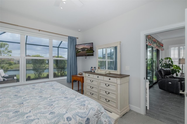 3051 Francoa Dr, Odessa, FL 33556 - bedroom featuring baseboards and ornamental molding