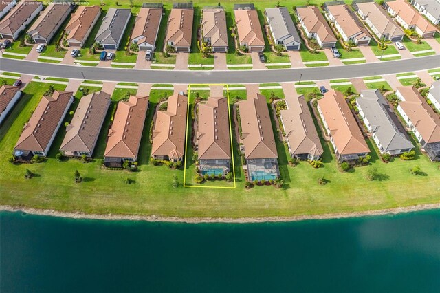 3051 Francoa Dr, Odessa, FL 33556 - aerial view of residential area featuring a nearby body of water