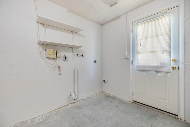 4468 Rudder Way, New Port Richey, FL 34652 - laundry area with hookup for an electric dryer and washer hookup