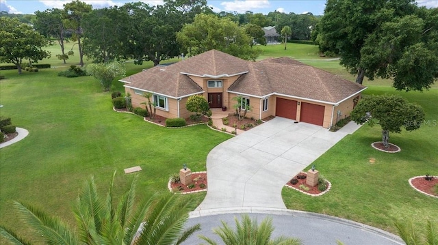10044 Twelve Oaks Ct, Weeki Wachee, FL 34613 - aerial view of property and surrounding area with a tree filled landscape