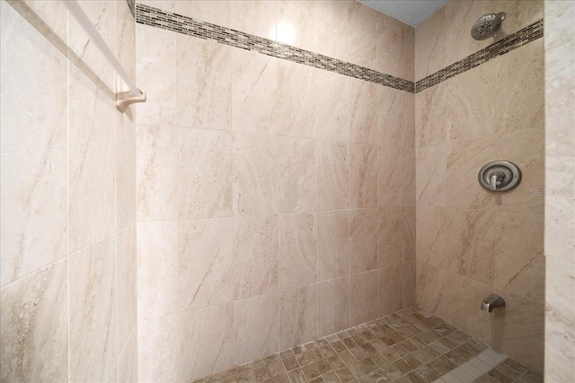 10044 Twelve Oaks Ct, Weeki Wachee, FL 34613 - full bathroom featuring a tile shower