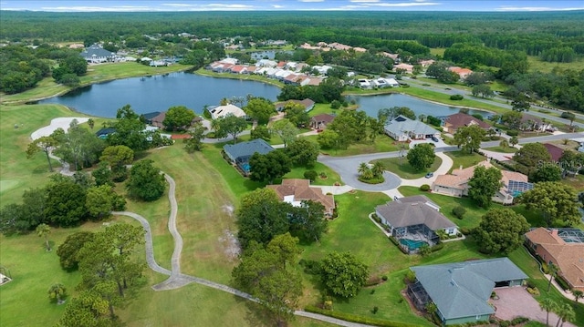10044 Twelve Oaks Ct, Weeki Wachee, FL 34613 - view of property location with a nearby body of water, a heavily wooded area, and a local golf course