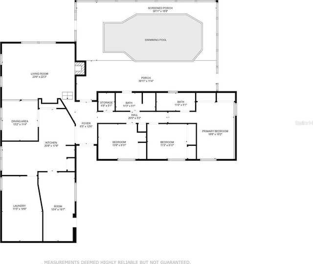 7119 Lenape Cir, New Port Richey, FL 34653 - property floor plan