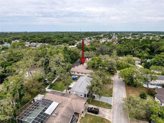 7119 Lenape Cir, New Port Richey, FL 34653 - bird's eye view of a forest
