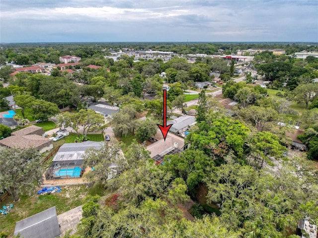 7119 Lenape Cir, New Port Richey, FL 34653 - bird's eye view of a pool