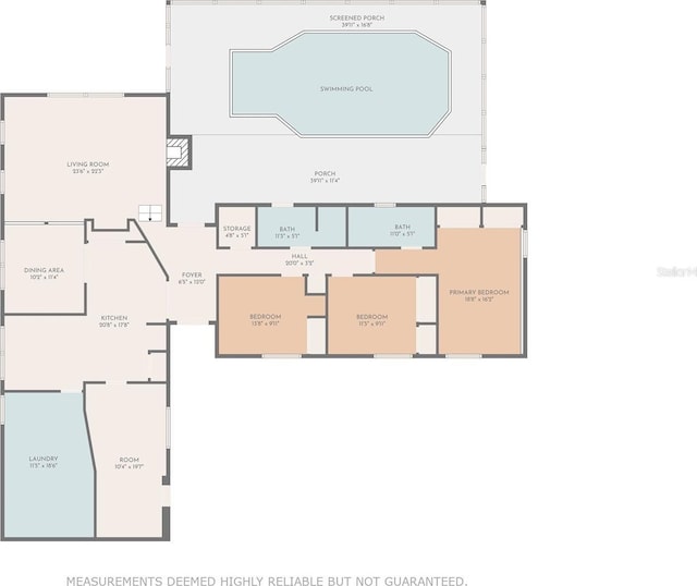 7119 Lenape Cir, New Port Richey, FL 34653 - home floor plan