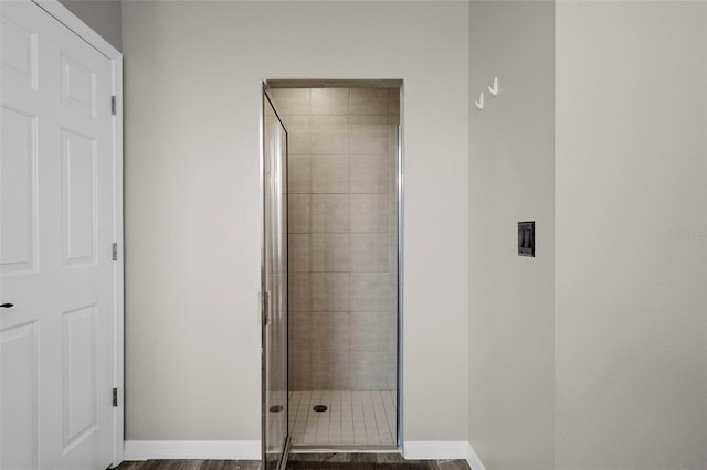 1862 Wood Bend St, Tarpon Springs, FL 34689 - full bath featuring a stall shower and baseboards
