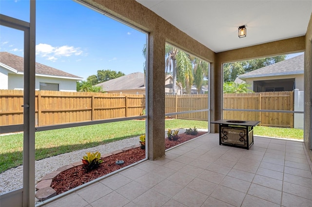 1862 Wood Bend St, Tarpon Springs, FL 34689 - view of unfurnished sunroom