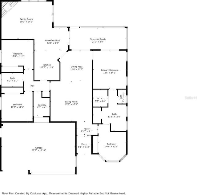 1862 Wood Bend St, Tarpon Springs, FL 34689 - home floor plan