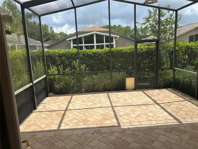 11520 Lounds Ct, New Port Richey, FL 34654 - view of unfurnished sunroom