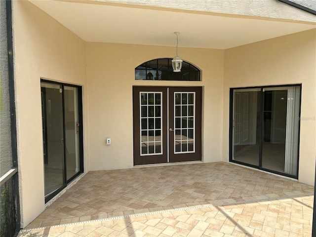 11520 Lounds Ct, New Port Richey, FL 34654 - view of patio with french doors