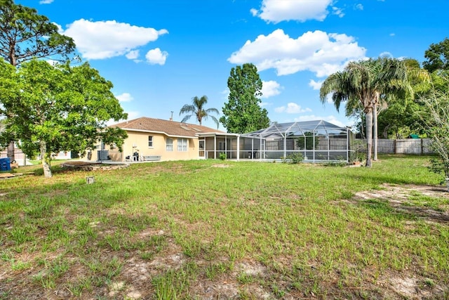 2172 Whitewood Ave, Spring Hill, FL 34609 - view of yard with a lanai