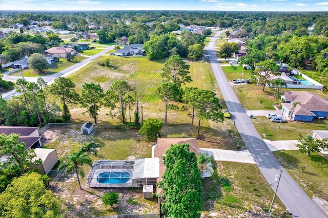 2172 Whitewood Ave, Spring Hill, FL 34609 - aerial view of property and surrounding area with nearby suburban area
