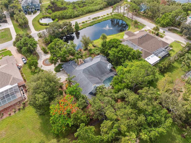 1471 N Jasmine Ave, Tarpon Springs, FL 34689 - aerial view of residential area featuring a nearby body of water