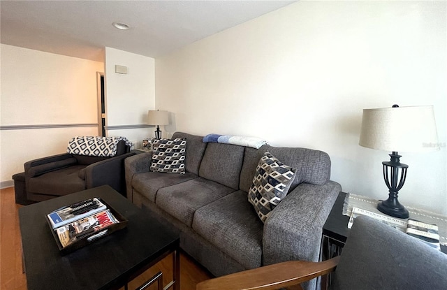 7534 Briarwood Dr, Port Richey, FL 34668 - living room featuring wood finished floors