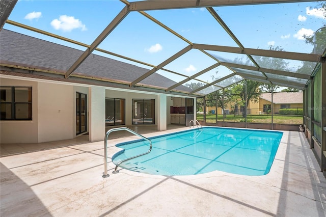128 Oak Lake Dr, Spring Hill, FL 34608 - swimming pool with a patio and a lanai