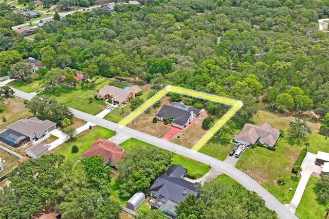 128 Oak Lake Dr, Spring Hill, FL 34608 - view of property location featuring nearby suburban area and property parcel outlined