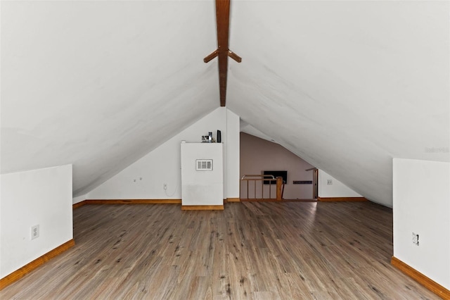 10844 W Yulee Dr, Homosassa, FL 34448 - bonus room featuring lofted ceiling and wood finished floors