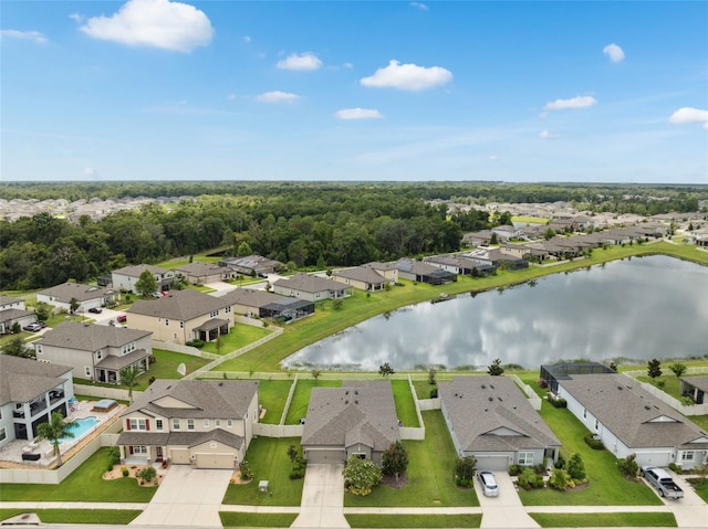 12313 Criollo Rd, Spring Hill, FL 34610 - aerial view of residential area with a nearby body of water