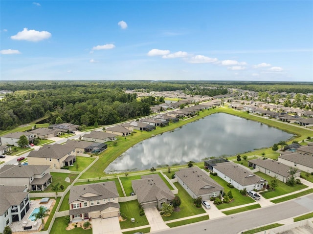 12313 Criollo Rd, Spring Hill, FL 34610 - aerial view of property's location with nearby suburban area and a large body of water