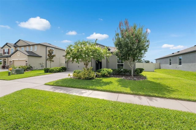 12313 Criollo Rd, Spring Hill, FL 34610 - view of front of home featuring driveway, a garage, and stucco siding