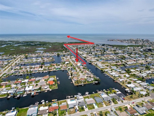 6601 Nautical Isle, Hudson, FL 34667 - view of property location featuring a large body of water and nearby suburban area