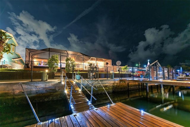 6601 Nautical Isle, Hudson, FL 34667 - dock area featuring a water view