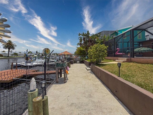 6601 Nautical Isle, Hudson, FL 34667 - view of home's community featuring a boat dock and a water view