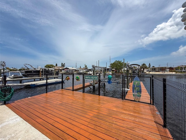 6601 Nautical Isle, Hudson, FL 34667 - dock area with boat lift and a water view